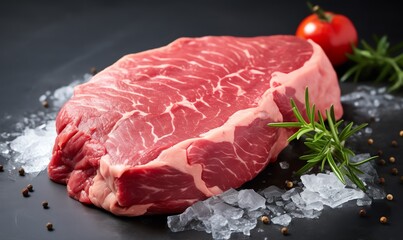 Fresh raw steak beef steak