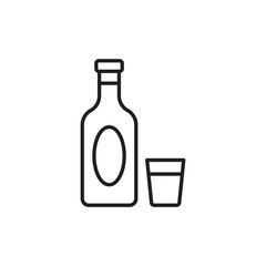 Beer icon design with white background stock illustration