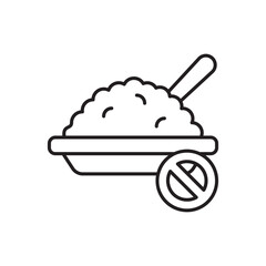 Fasting icon design with white background stock illustration