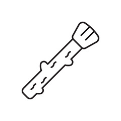 Miswak icon design with white background stock illustration