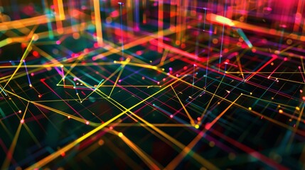 digital line from corner to corner