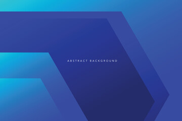 Fototapeta premium Abstract blue color gradient background template