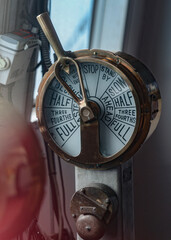 Antique ship's telegraph