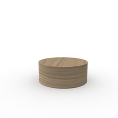 board isolated on white background Wooden tray