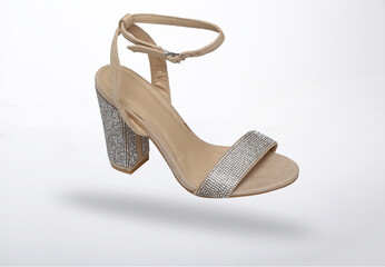 classy ladies high heel sandal isolated 