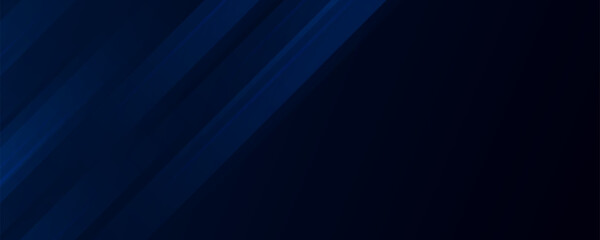 Obraz premium Modern blue abstract background. Modern background with line ornament. Technology concept banner template.