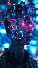 The image is a representation of the idea of technology