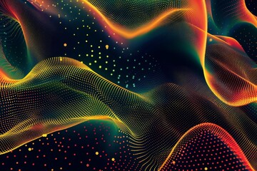 Fototapeta premium Dynamic Abstract Background Texture with Vibrant Gradients