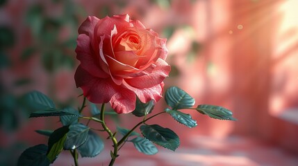 Petals of Passion: Generative AI Conjures Valentine's Day Elegance