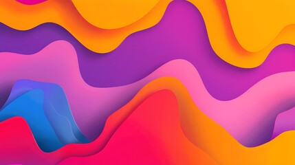 Abstract minimalist background with gradient vibrant color