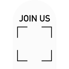 QR code. QR code frame. Link code frame. Social media applications. Mobile payment. Application code for scan. Join us.