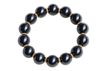 Obraz premium Beaded bracelet isolated on transparent background
