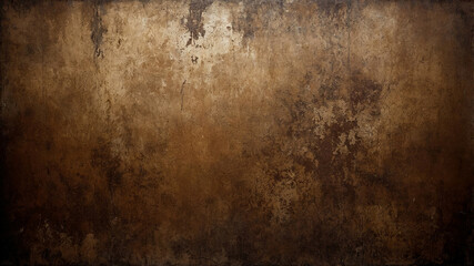 Obraz premium Rusty brown metal wall texture background, Abstract grunge metal background
