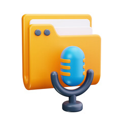 folder 3d render icon
