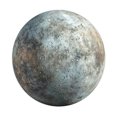 Naklejka premium Three-dimensional image of Mercury viewed from space, which give
