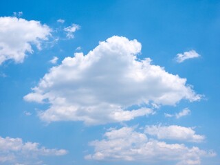 파란하늘과 하얀구름 