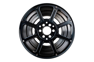 Film reel isolated on transparent background