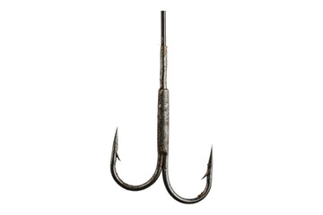 fishing hook isolated on transparent background