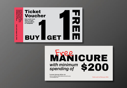 Simple Voucher Template