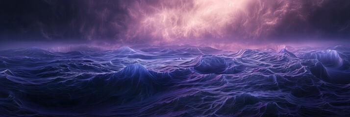 Surreal Patterns In A Mystical Landscape, With Deep Purples And Blues, Creating An Otherworldly And Enchanting Mood , HD Wallpapers, Background Image