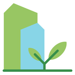 Green Building Icon