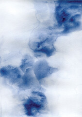 abstract watercolor texture blue background