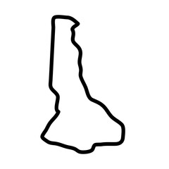 River Nile vector map