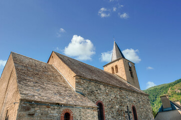 Fototapeta premium Loudenvielle is a new French commune located in the Hautes-Pyrénées department in the Occitanie region.