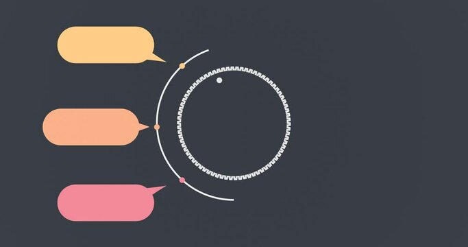 Business data presentation. Abstract elements of graph, diagram with steps, options, parts or processes. Business template for presentation. Infographic concept