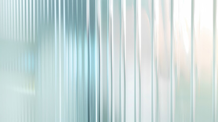 Fototapeta premium Reeded glass effect minimalist abstract background.