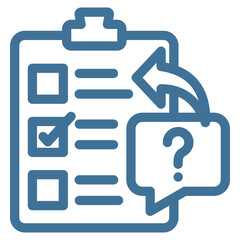 Questionnaire Icon Element For Design