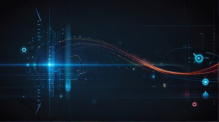 Obraz premium The Global Pulse - A Connected World