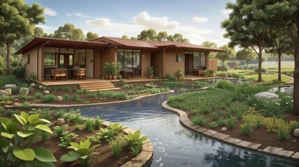 tropical garden