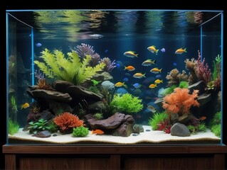 aquarium with fish