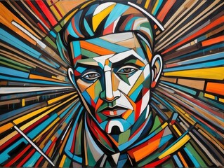 background with stripes