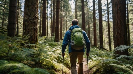 Obraz premium Father and Child Hiking Adventure 2