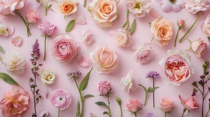 Enchanting Floral Arrangement with Delicate Pink and White Roses