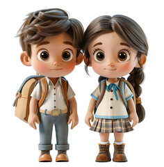 two little children