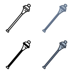 The Baton icon represents a conductor's tool used to lead orchestras, bands, and musical ensembles.