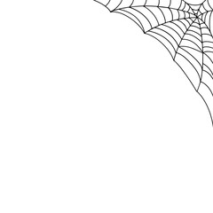 Spider web illustration decorative background