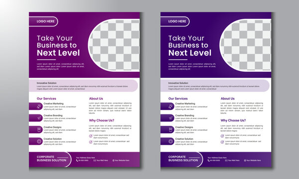 Corporate creative colorful business flyer template design, vector template design or business poster template design, a4, #F6