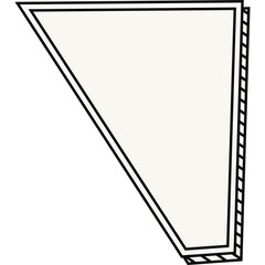 Comic Line Banner Geometric