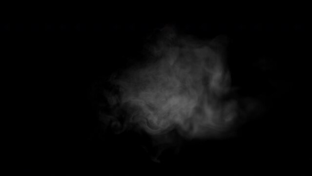 Cold Breath Front Angle Real Smoke at 4K #05