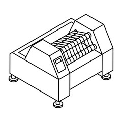 Sewing and Textile Machines Isometric Icons