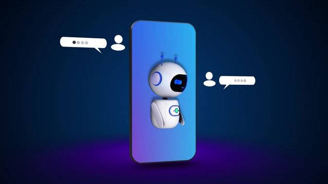 Robot thinking using virtual interface ai chatbot icon data processing Artificial Intelligence, Chatbot, Deep Learning, Machine Learning Language Model Visualization. software developer programmer