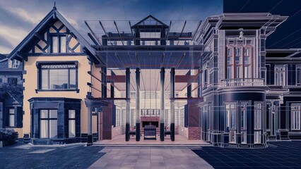 Home architecture interior project building or renovation