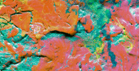 The Enchanting Dance: Free-Flowing Colors in Liquid Art with an Ethereal Touch