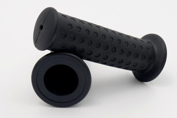 Motorcycle handgrip isolated on a white background