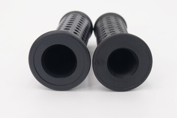 Motorcycle handgrip isolated on a white background