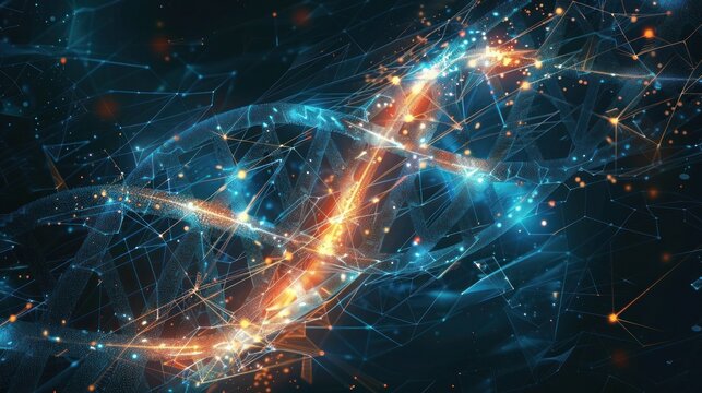 Abstract futuristic Healthcare or medical technology innovation digital background. science and technology concepts.
